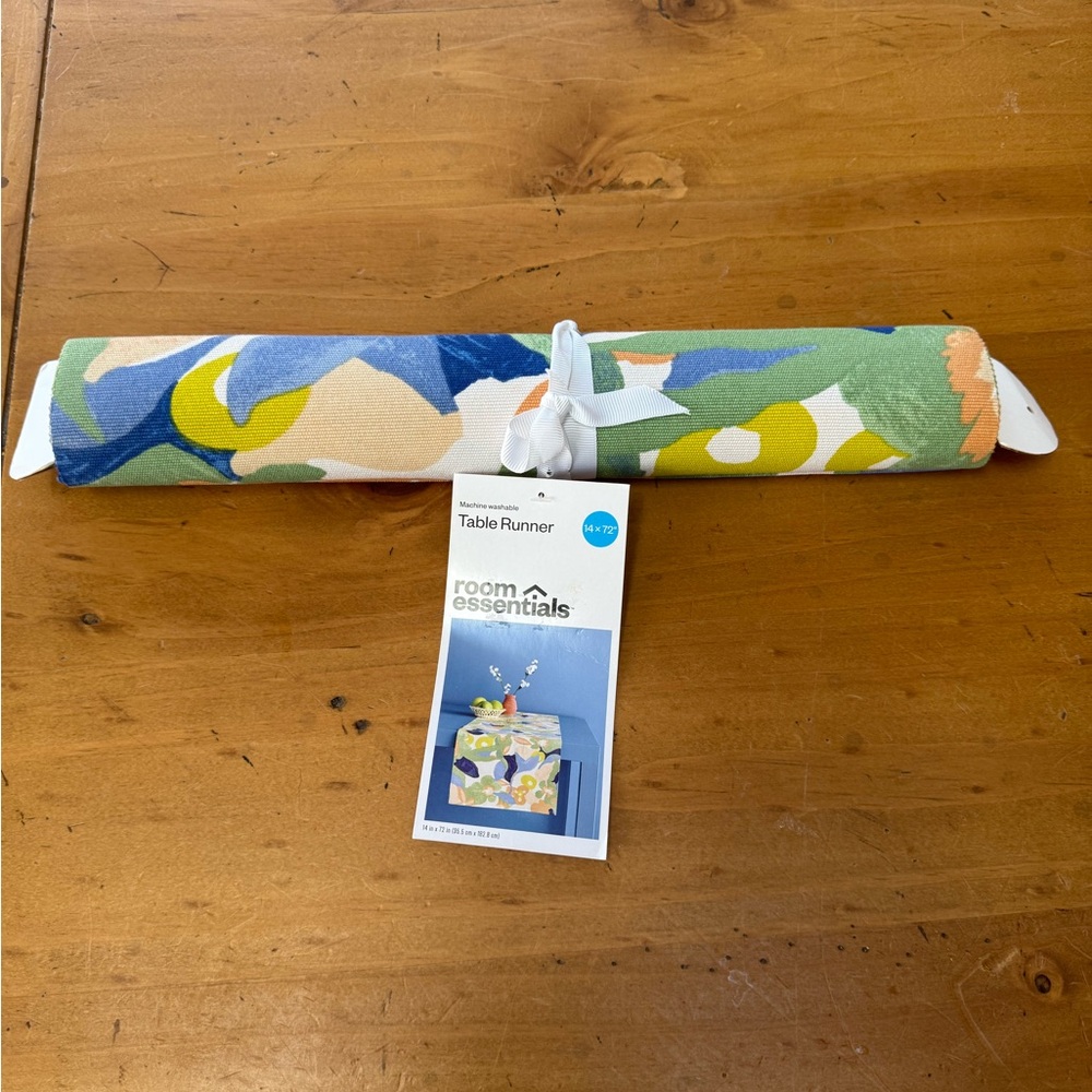 Room Essentials Vibrant Multicolor Table Runner